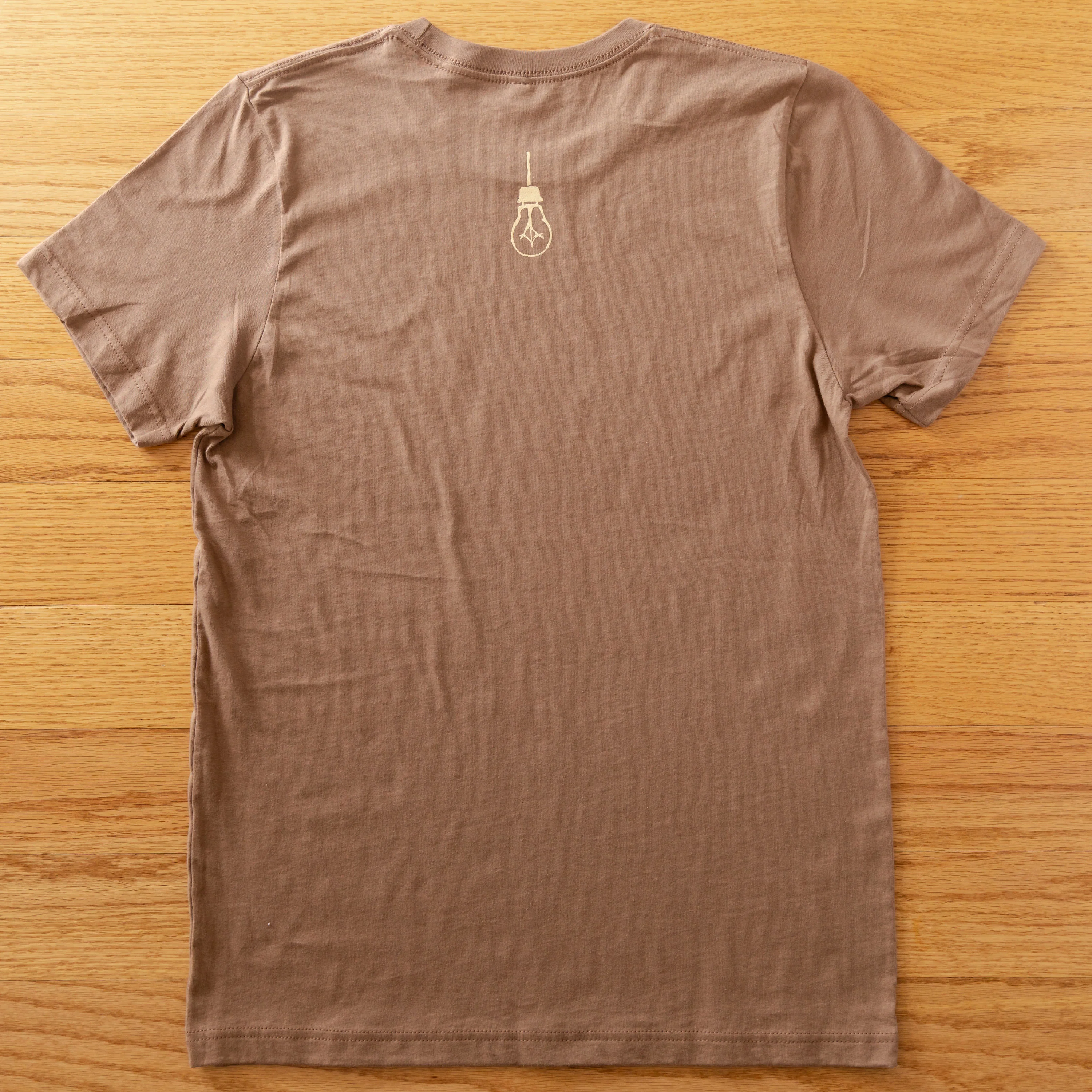 Script Logo T-Shirt - Vintage Brown - Image 2